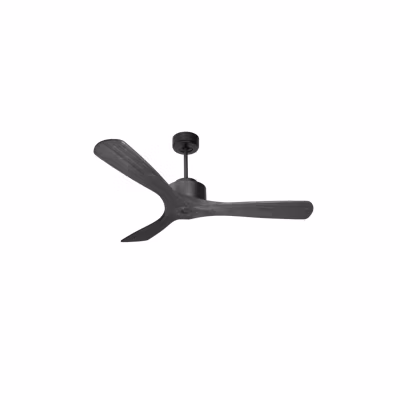 Modulo Regular Ring – Super destratificateur et ventilateur DC 132 cm Gris basalte pales bois noir sans Lumière  25 à 40 m²