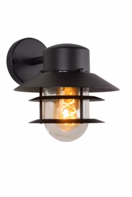 Applique murale ZICO en aluminium avec 1xE27 – Noir – Lucide