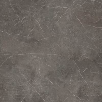 Sol PVC Textile – Aspect marbre anthracite – Rouleau de 3m x 21m