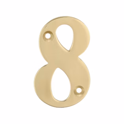 AMIG – Chiffres – 4 » – 100 mm – Laiton – Poli