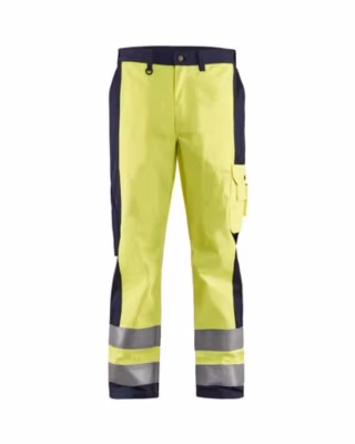 Pantalon haute visibilité Jaune fluo/Marine – Blaklader 158318603389