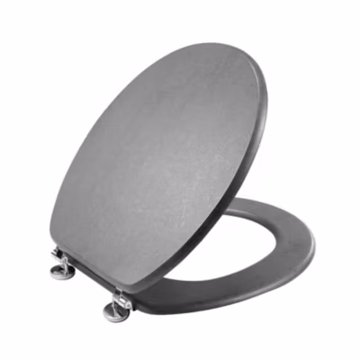 Abattant WC MDF charnières métal effet béton Alium