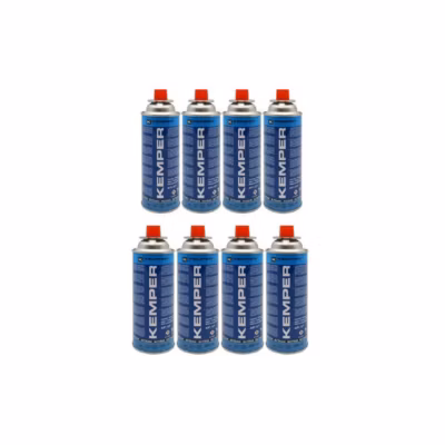 Pack de 8 Cartouches gaz 227g Butane KEMPER