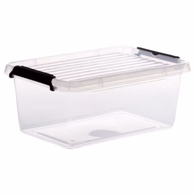 Boîte en plastique transparente 45L Clip N&rsquo; Box – 5Five