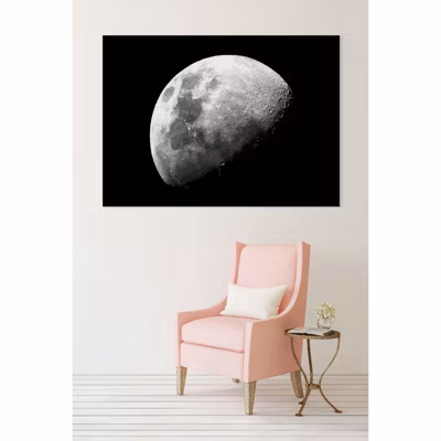 Tableau toile XXL en kit Moon 180 x 130 cm – Toile textile sans PVC