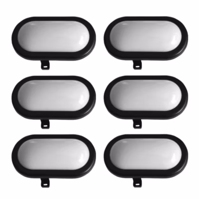 Lot de 6 hublots led 6W – 480 lumens – IP65