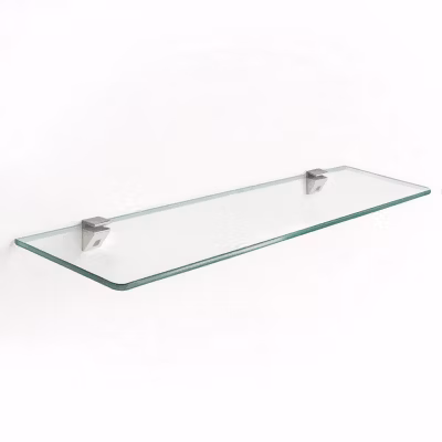 Étagère en Verre Tulup 40×13 cm Pour Salle De Bain Salon