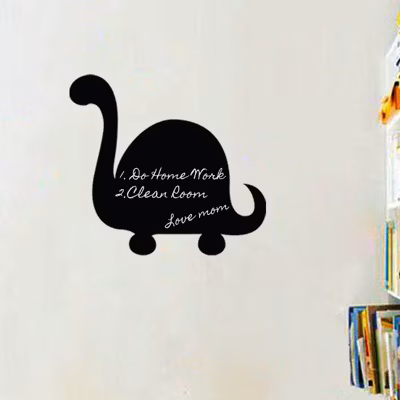 Sticker ardoise tableau noir – stickers muraux adhésif effaçable – DINOSAURE DIPLODOCUS – 30x30cm