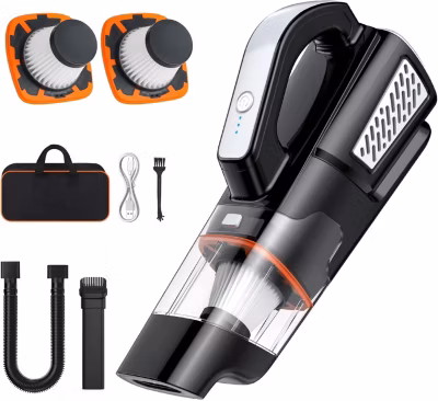 Aspirateur de table sans fil rechargeable 9500PA gris noir