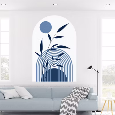 Papier peint intissé pré-encollé fresques géantes – FRESQUE ARCHE ÉCLIPSE EN SILENCE – 90x60cm