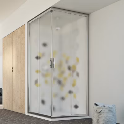 Cabine Douche 100×120 H198 Opaque mod. Evolution