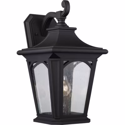 Elstead Bedford – Grande lanterne murale à 1 ampoule – Fini noir mystique, E27