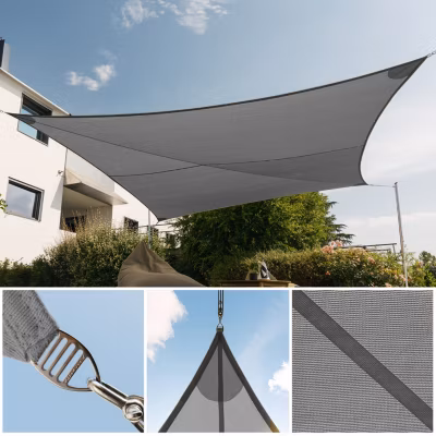 Voiles d&rsquo;ombrage Ajourées Rectangulaire 3 X 2 Cloud,  EZ Breez