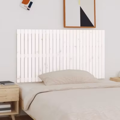 824909 vidaXL Tête de lit murale Blanc 166x3x90 cm Bois massif de pin