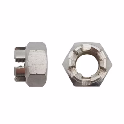 100 Ecrous à Créneaux Dégagés HK M10 mm – DIN 935 – Inox A2 – D-Work