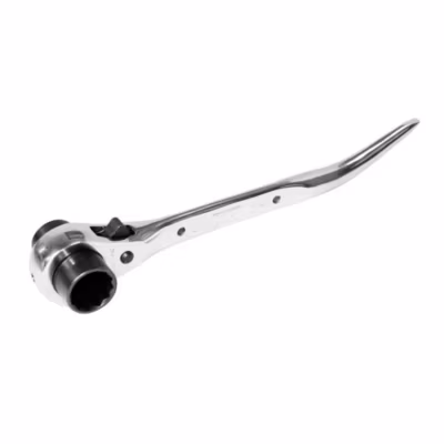 Clé d&rsquo;Échafaudage Double à Douille Profonde 21 et 23 mm – Outil Pratique pour Montage et Démontage – Silverline