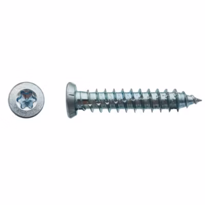 200 Vis Béton d&rsquo;Ancrage Tête Fraisée Torx T30 7.5 x 72 mm – Zingué blanc – D-Work