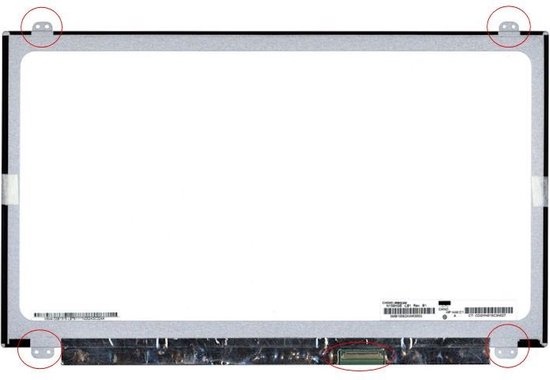 Écran LCD pour ordinateur portable 15,6&Prime; 18201589 (brillant)
