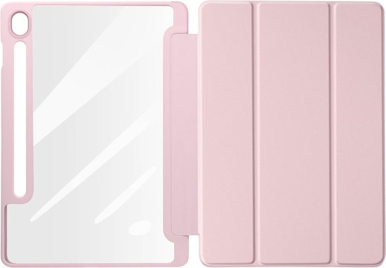 Dux Ducis – Étui pour tablette compatible avec Samsung Galaxy Tab S9/S9 FE (2023) – Série Toby – Fonction veille/ Sleep automatique – Rose