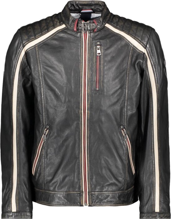 Donders Jacket Veste en cuir 52354 Noir Homme Taille – 50