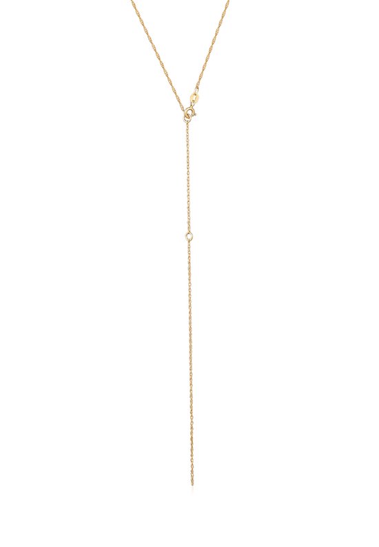 Elli Collier Femme Elli Collier en Y Femme Chaîne de maillons Torsadés Argent Sterling 925 Fête / Nouvel An 40 cm