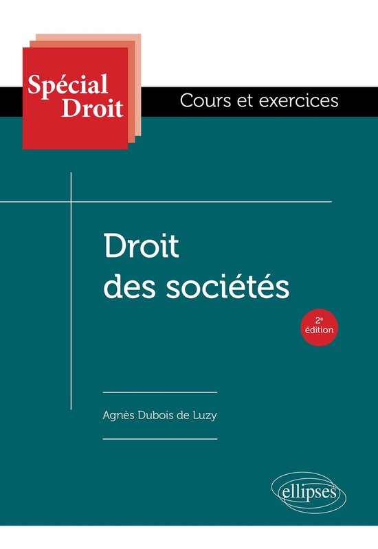 Droit des sociétésEbook A jour au 1er février 2024