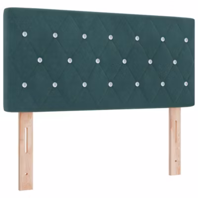 Tête de lit Vert foncé 90 cm Velours vidaXL
