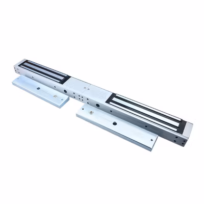 Ventouse électromagnétique double 2×350 kg – pose en applique