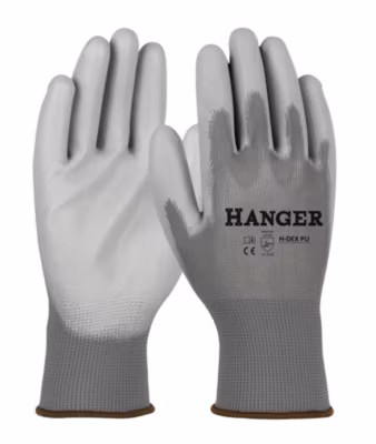 Gants de travail H-Dex T 9 enduit polyuréthane en 3 paires – HANGER – 300003