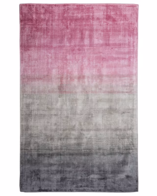 Tapis ERCIS Rose 140 x 200 cm Soie artificielle