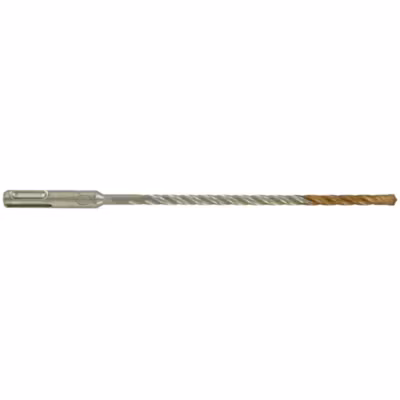 Lot de 10 Forets bétons 2 taillants SPEEDER2 -L210mm -Pointe de centrage -Quadruple goujures -SDS+D: 6 / L: 210 / TIVOLY
