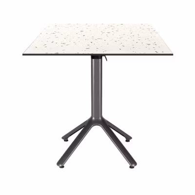 Table pliable Nemo pour intérieur/extérieur terrazzo 70×70 – Restootab