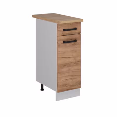Vicco Meuble cuisine Chêne de force doré 30cm PT Chêne