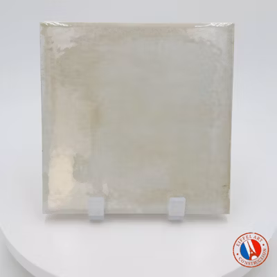 Carrelage extérieur piscine carré beige brillant 15×15 cm SPA&POOLS CANVAS