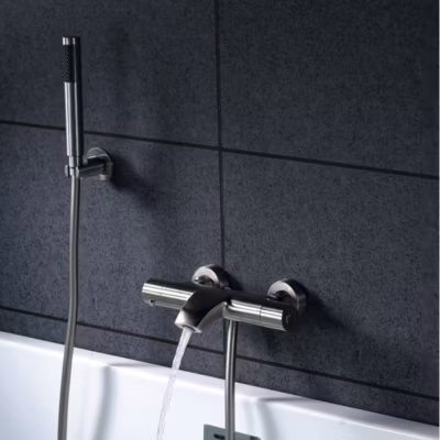 Mitigeur de Baignoire en Acier Inoxydable Intérieur / Extérieur IMEX MOSCU BDK034-4