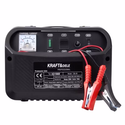Chargeur de batterie voiture 12/24V 30A