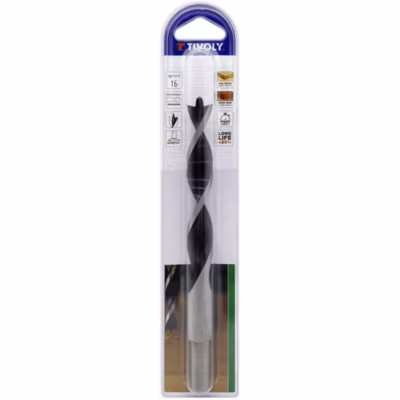 Foret bois 3 pointes -Queue cylindrique -Gradué SLRD: 16 / L: 178 / TIVOLY