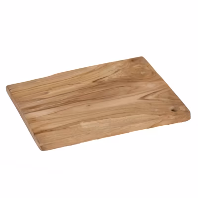 Planche à découper rectangulaire 30 cm en bois de teck – MELBA