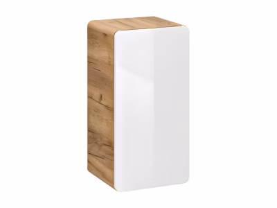 Colonne de salle de bain coloris naturel et blanc – L35 x l32 x H68 cm – ARUBA
