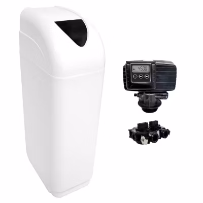 Adoucisseur D&rsquo;eau 20l Vanne Fleck 5600 Sxt Bac Blanc