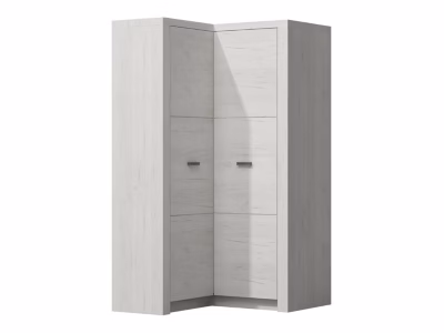 Armoire d&rsquo;angle Serfeno 111, Nombre d&rsquo;étagères: 5, 192x106x90cm