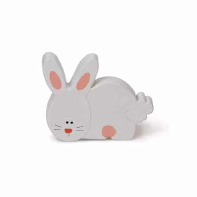 Bouton en plastique finition lapin, dimensions: 83x67x25mm-