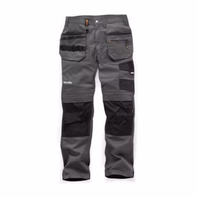 Pantalon de Travail Graphite Trade Flex Taille 44 R – Confort Optimal et Résistance – Idéal pour Professionnels – Scruffs