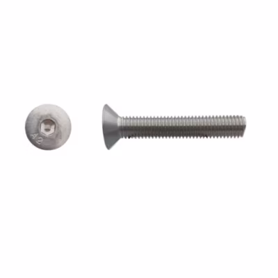 50 Vis Métaux Tête Fraisée 6 Pans Creux FHC 12 x 35 mm – DIN 7991 – Inox A2 – D-Work