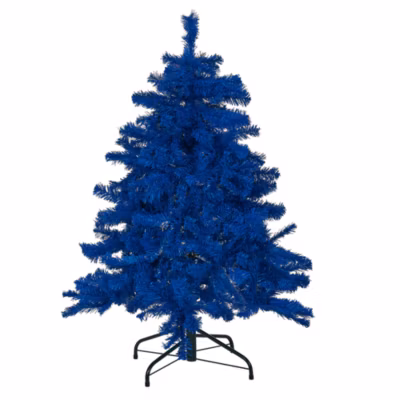 Sapin de Noël artificiel FARNHAM 120 cm Bleu