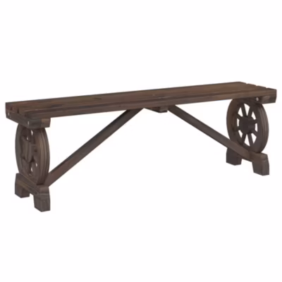 Banc de jardin 115 cm bois de sapin massif vidaXL
