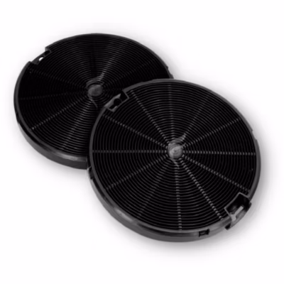 Lot de 2 Filtres à Charbon pour Hotte Zoppas – MCFE09, 9029800548 – 153mm