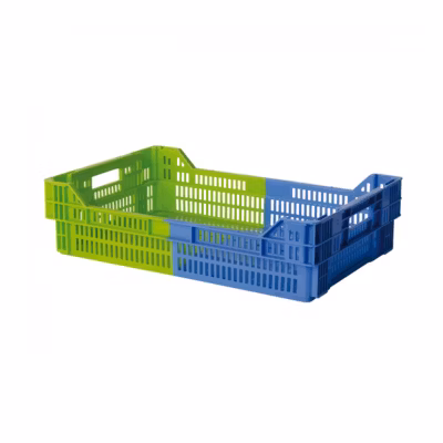 Caisse liaison froide bicolore 27 L – bleu/vert