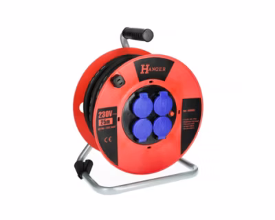 Enrouleur électrique 25m H07RN-F 3G 2,5mm2 – HANGER – 600005
