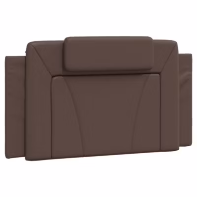Coussin de tête de lit Viana marron 100 cm similicuir vidaXL